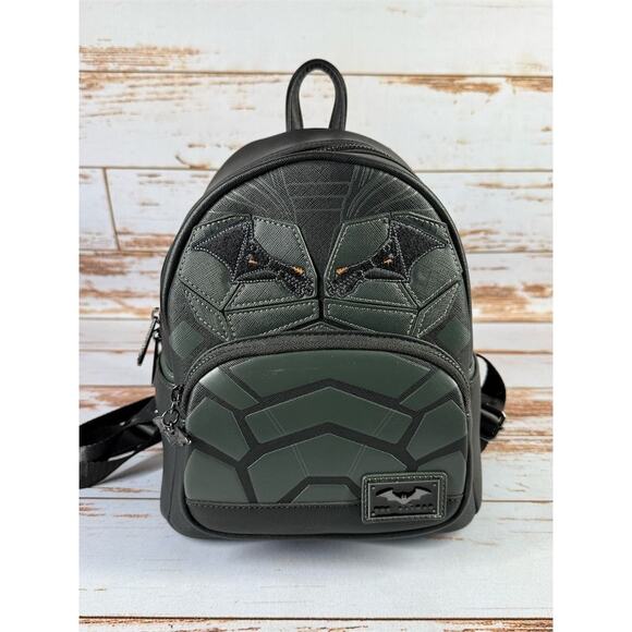 Loungefly DC Comics The Batman Mini Backpack Black Unisex - Picture 1 of 6